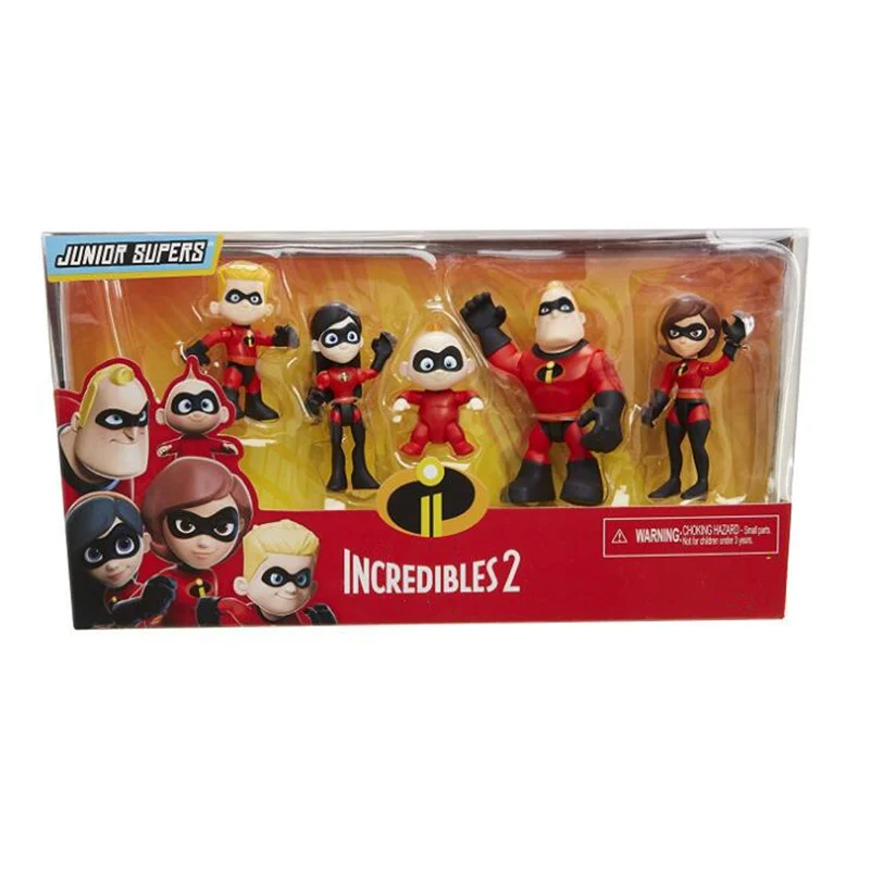 Disney машинок пиксара и Мак игрушки с коробкой из мультфильма Суперсемейка по 2 Dash