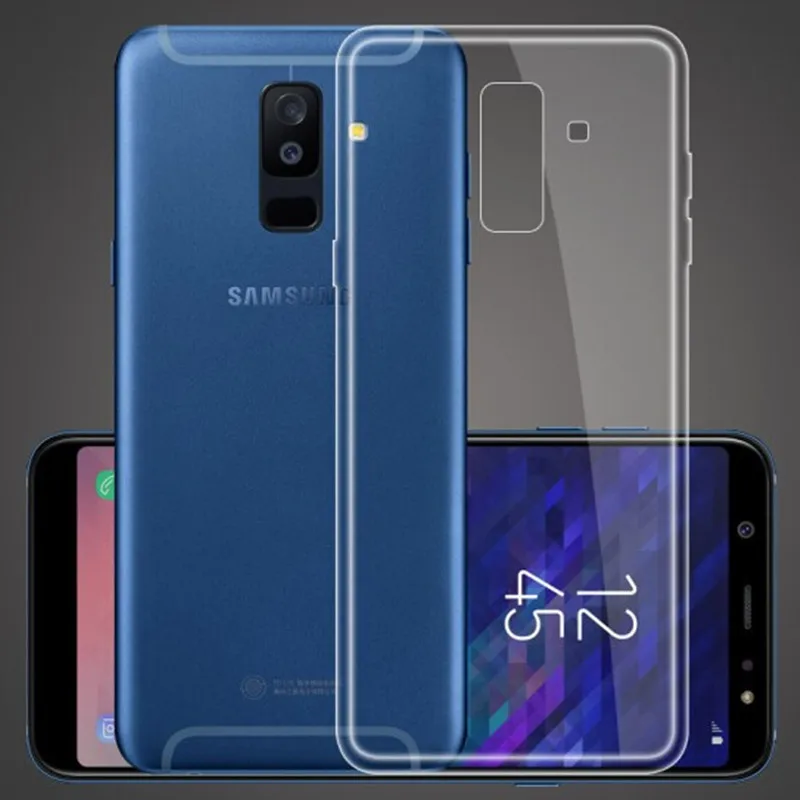 Cases for Samsung Galaxy Note 9 8 S10 S9 S8 Plus S7 Edge Clear TPU Phone J4 J6 2018 A7 A10 M10 Cover Capa |