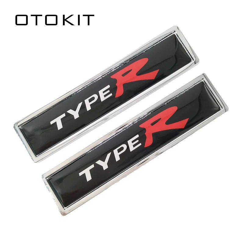 2 шт./лот 3D металлический боковое крыло эмблема Брызговик Для TYPER TYPE R стикер для