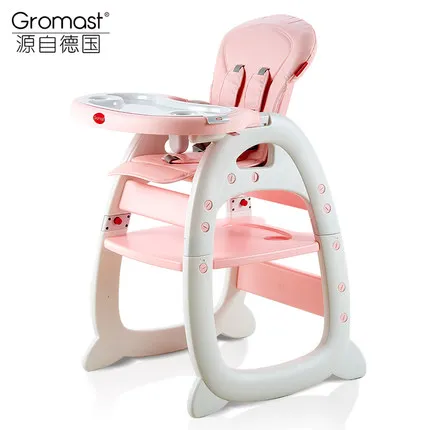 Pink PU Pad 3 в 1 детское обеденное кресло многофункциональное Детское кресло для кормления - Цвет: Pink PU Pad