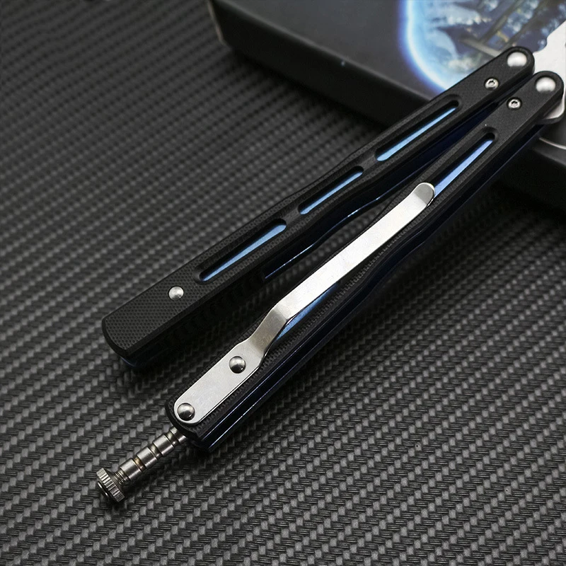 Складной нож-бабочка ручка-бабочка G10 440C из нержавеющей стали инструмент для