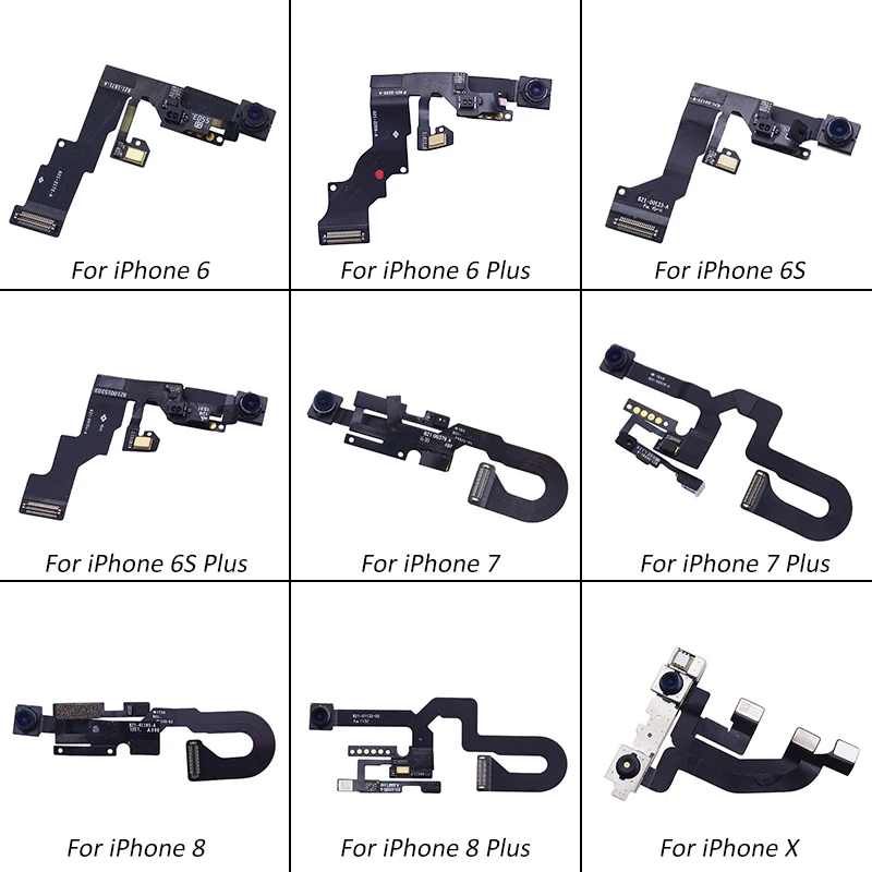 Модуль для фронтальной камеры iphone X запасная часть с гибким кабелем 6 6s 6p 6sp 7 7p 8 8Plus