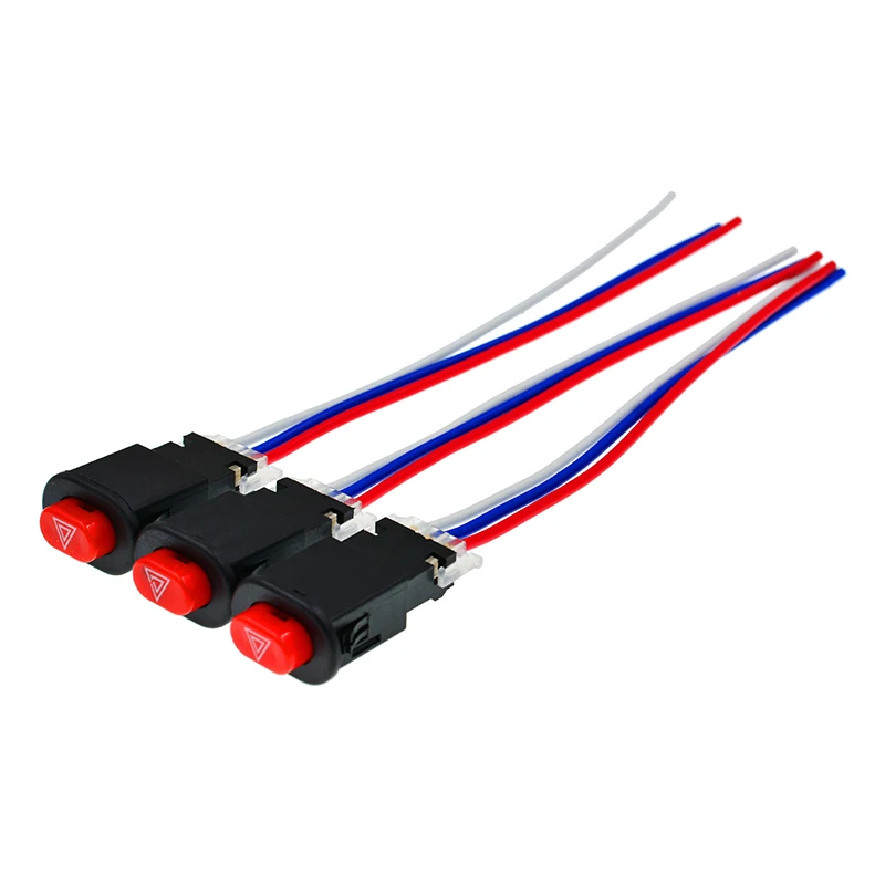12V 24V 5A Аварийная сигнализация Мотоцикл Скутер Электрический переключатель для