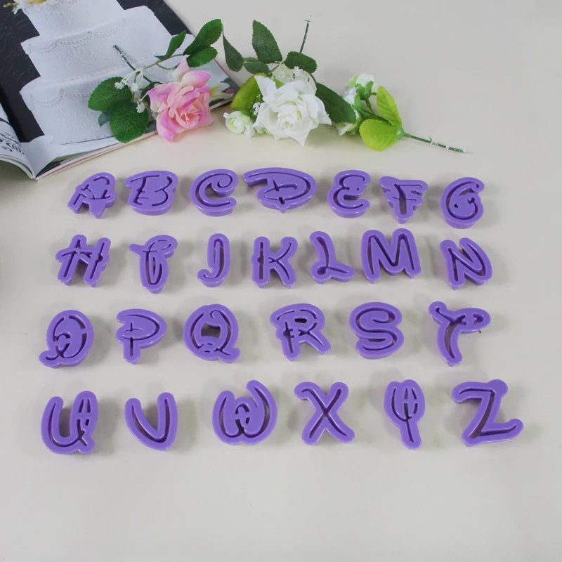 Набор для выпечки алфавита 36 шт.|wedding cake molds|cake moldtools fondant |