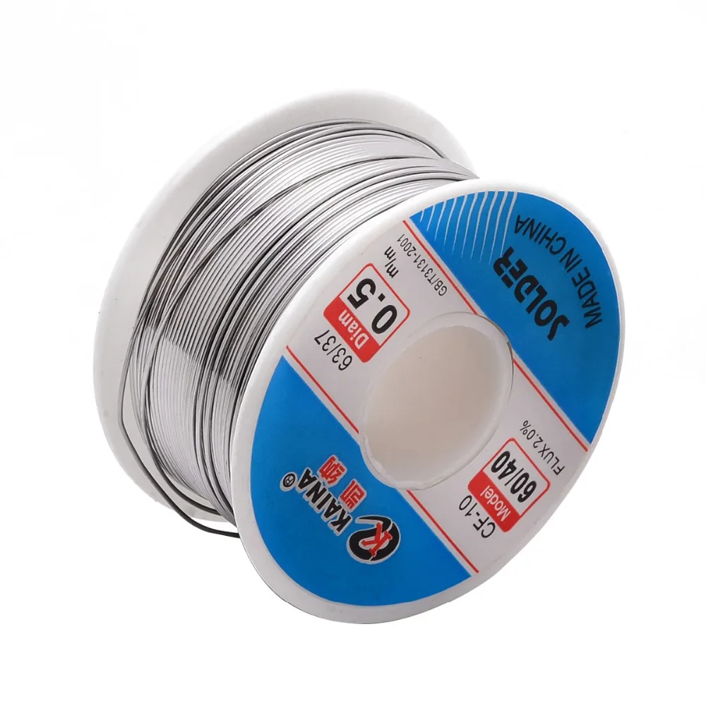 Новый припой Sn 60/Pb 40 с канифольным ядром Оловянно свинцовый сварочный флюс 2.0%