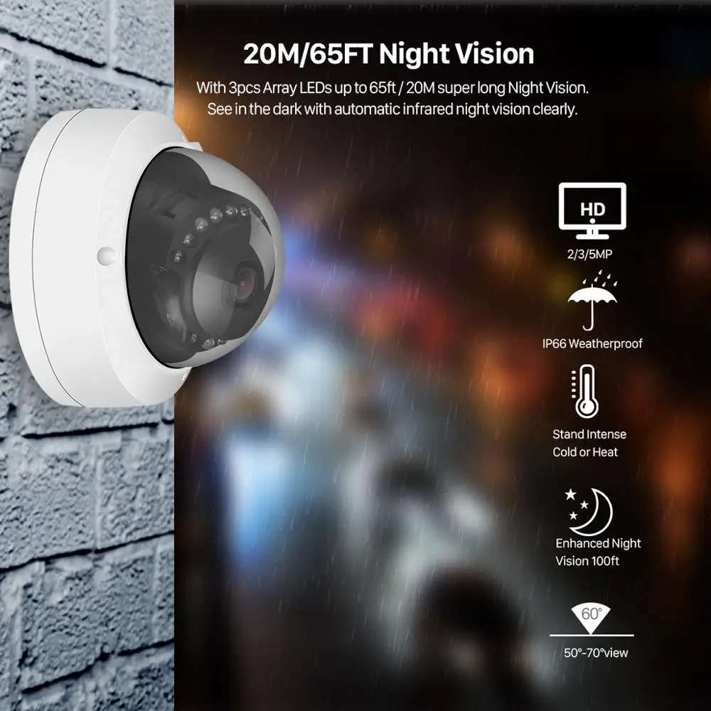 4CH 5MP POE NVR комплект 2MP 3MP PoE 48 V IP Камера Водонепроницаемый P2P CCTV Системы ИК Открытый