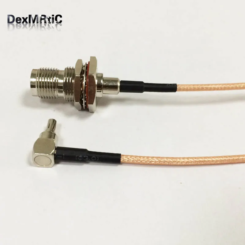 

3G Modem Cable CRC9 Right Angle to TNC Female Bulkhead Jumper Cable Adapter RG316 15cm/30cm/50cm/100cm Wholesale NEW