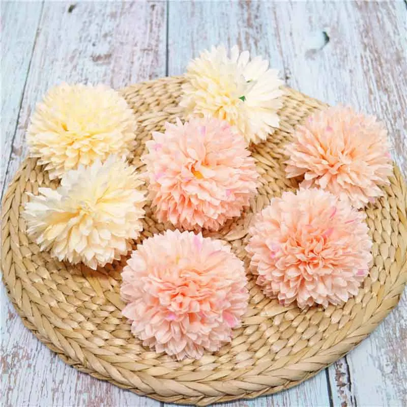 5pcs/lot artificial flower silk hydrangea head for wedding party home decoration DIY wreath gift box scrapbook craft | Дом и сад