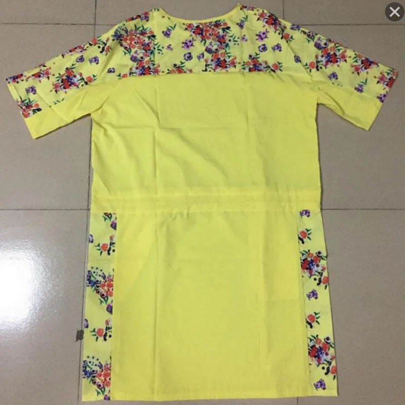 5XL 6XL большой Размеры 2018 летнее платье Платье с принтом для девочек Цвет голубой