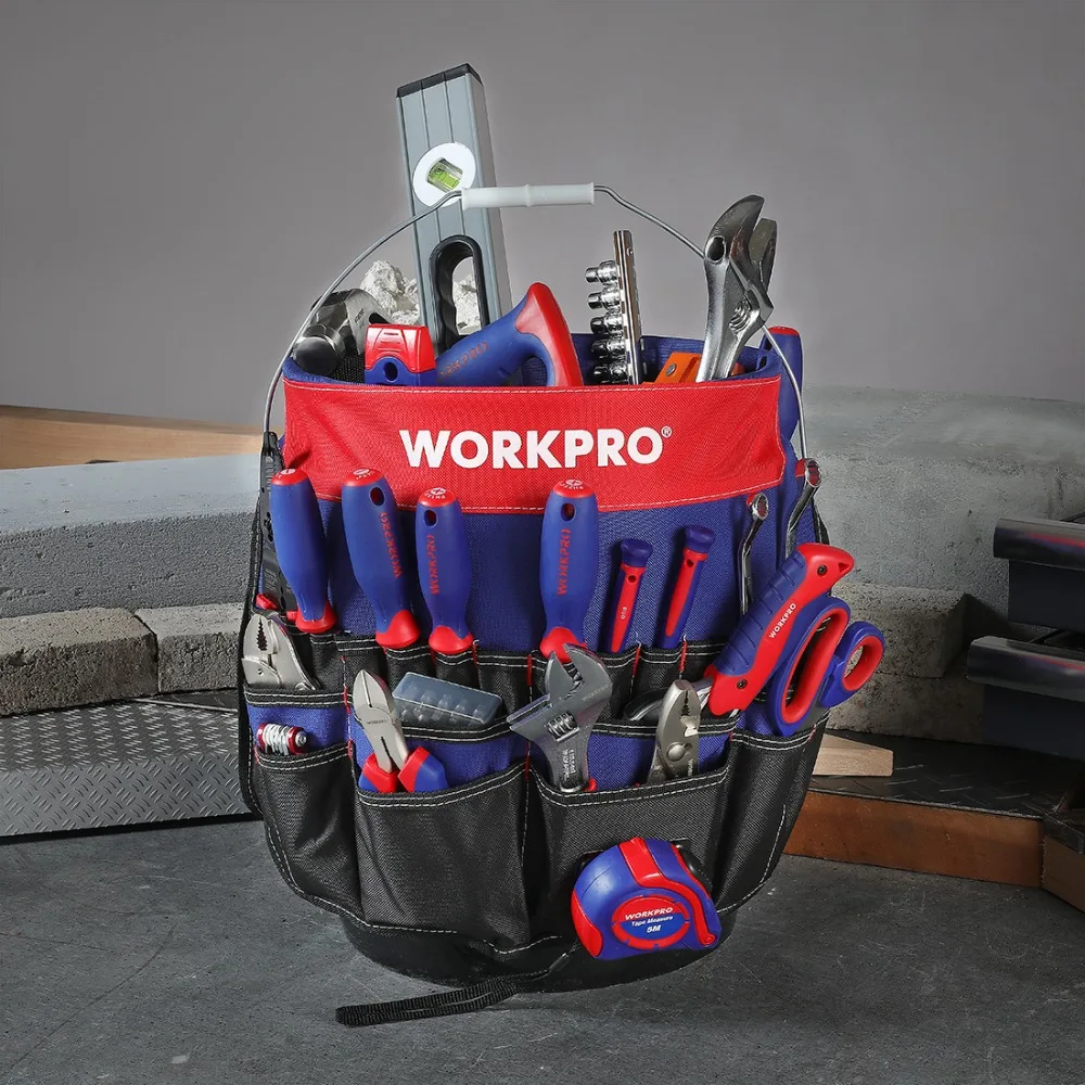 WORKPRO ведро для инструментов 5 галлонов ведро-органайзер Boss сумка для инструментов(инструменты не включены