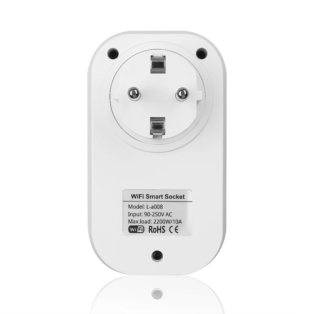 Kebidu 10A умный WiFi Пульт дистанционного управления таймер розетка ЕС вилка для