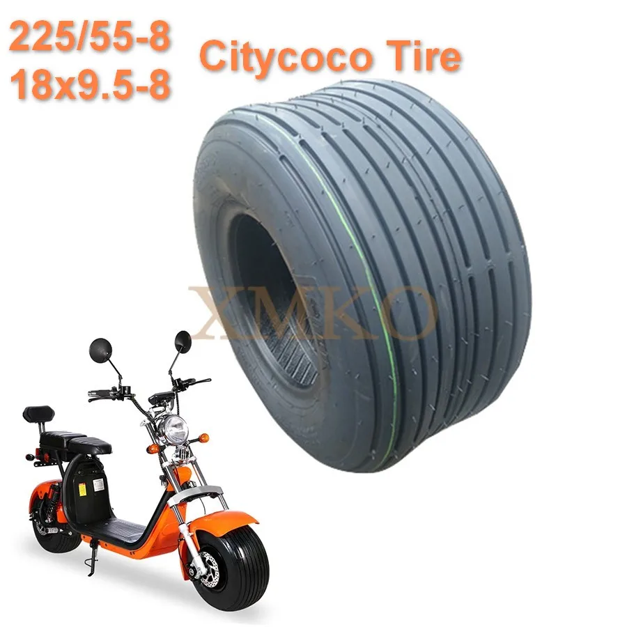 Шина Citycoco 225/55 8 дюймов 18x9 50 4PR для электрического скутера вакуумные шины 2000 Вт 60 в