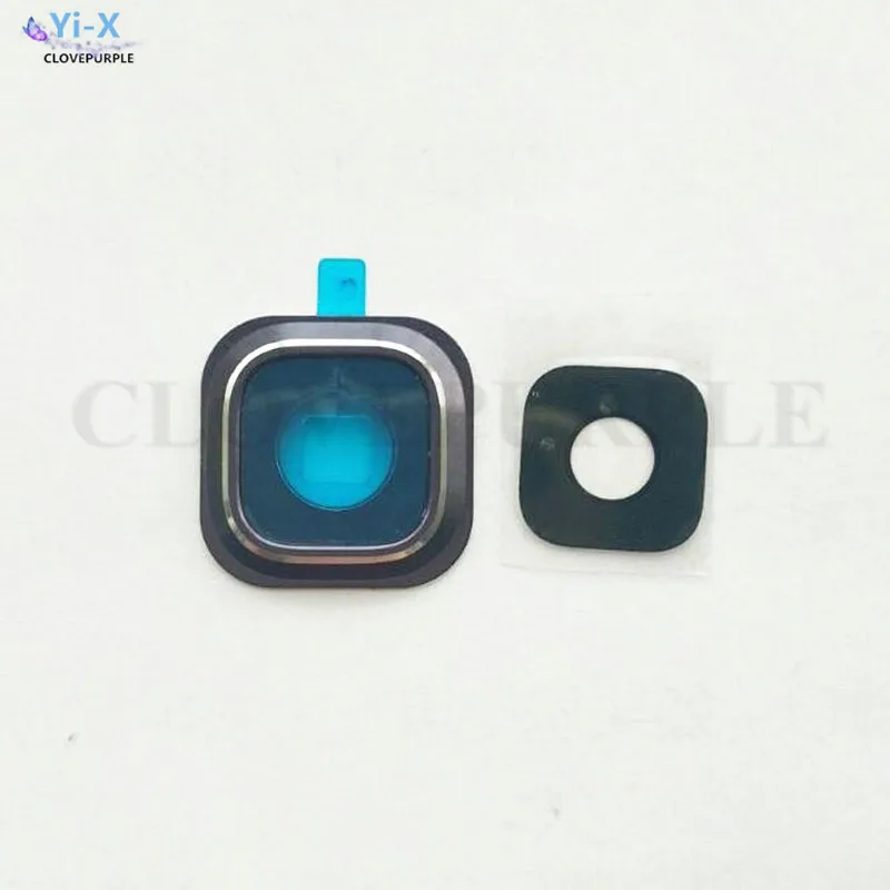 1 шт. задняя Задняя крышка объектива камеры стекло кольцо с рамкой держатель