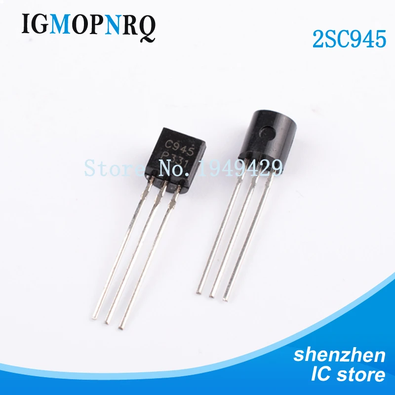 

100PCS/Lot C945 2SC945 Triode to-92 50V/0.1A/0.5W/250MHZ Wholesale Electronic