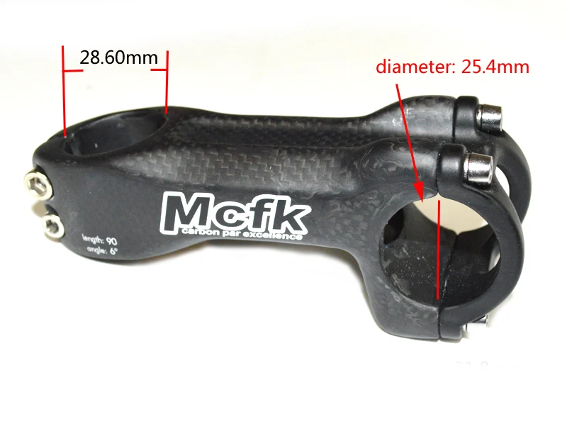 

MCFK carbon bicycle stem Mountain bike stem carbon MTB folding cycling bike parts stems 25.4mm 28.6mm 70/80/ 90/100/120/110mm