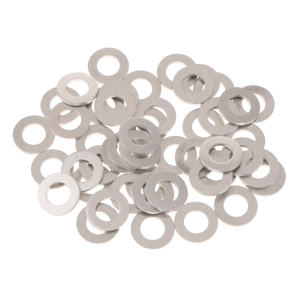 

50pcs Engine Oil Drain Plug Metal Crush Washer Seal O-Ring Gasket for Toyota