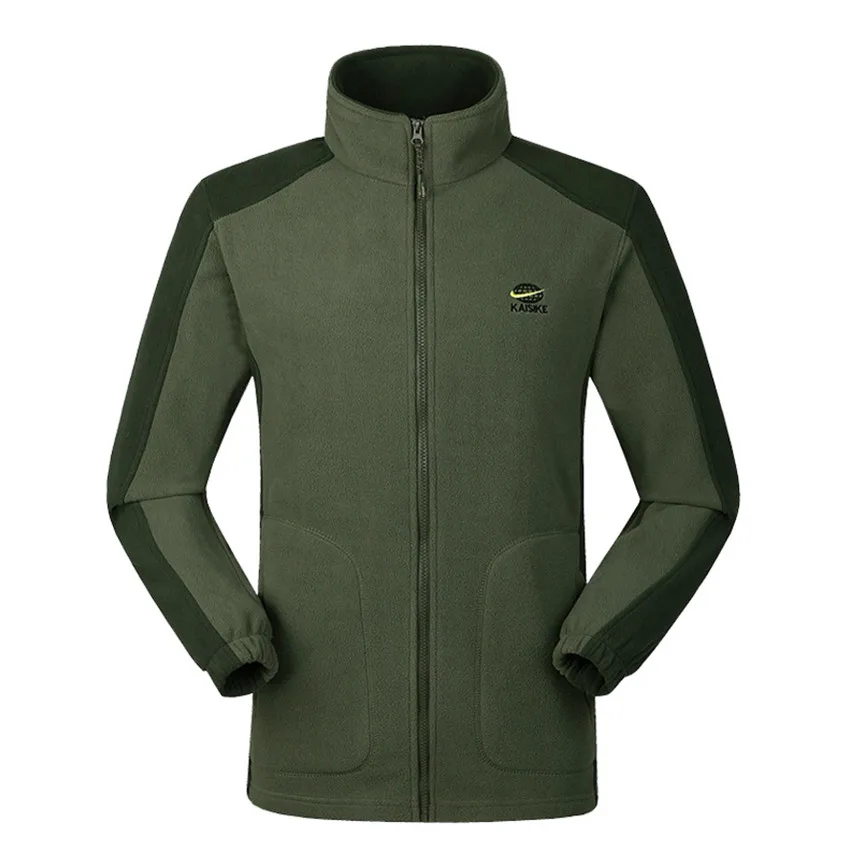 Men Army Green Mountainskin для мужчин и женщин весна осень флис походные Куртки Спорт на открытом воздухе Кемпинг Треккинг Альпинизм термо бренд пальто VA486 - Цвет: Men Army Green
