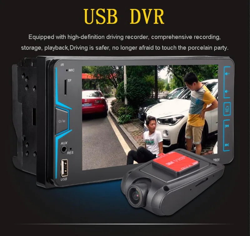 TF карта HD Автомагнитола Автомобильный плеер 2 din MP4 емкостный 7 дюймов вызов Реверсивный для toyota FM MP5 отключение питания памяти Bluetooth