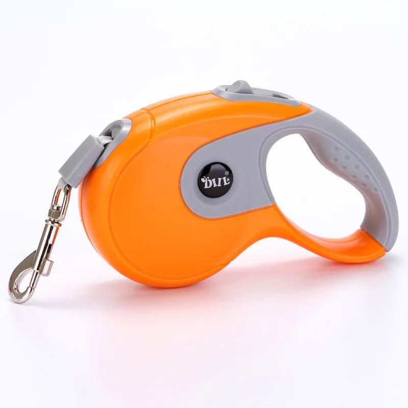 orange 3 м/5 м гибкая автоматическая Pet для фотографирования с изображениями на Выдвижная собака бег поводки для собак для маленьких собак, а так же собак средних и больших размеров, линия Щенок поводок контроллер - Цвет: orange