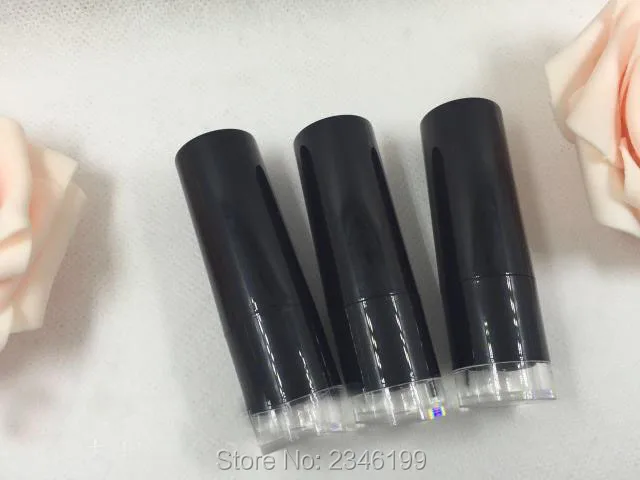 50 шт./лот пустая Косметическая Упаковка Контейнер DIY губная помада Subpackage черный