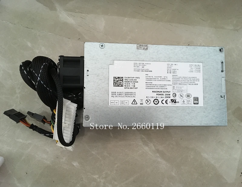 

Мощность питания для R210 V38RM CKMX0 6HTWP C627N L250E-S0 250W полностью протестирована