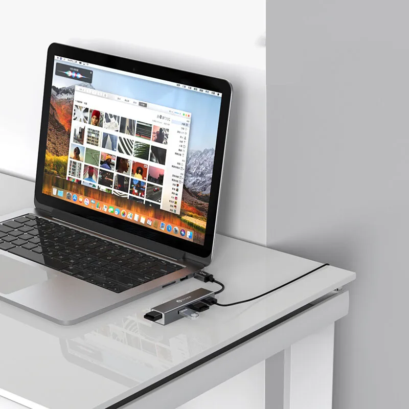 Biaze 4 порта мини USB концентратор 3 0 высокоскоростной разветвитель 5 Гбит/с GL3520 для
