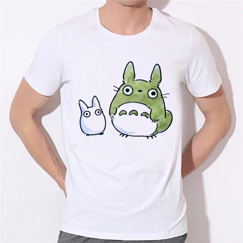 Футболка Totoro мужская с коротким рукавом модные уличные рубашки брендовые