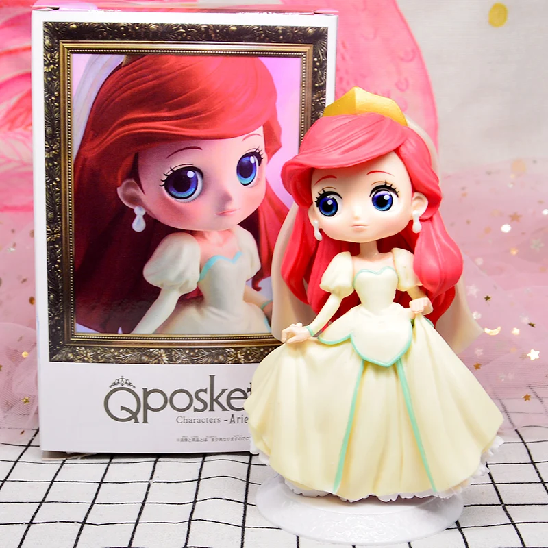 15 см Q posket принцесса кукла Русалочка Ариэль Свадебная ПВХ QPosket фигурка героя