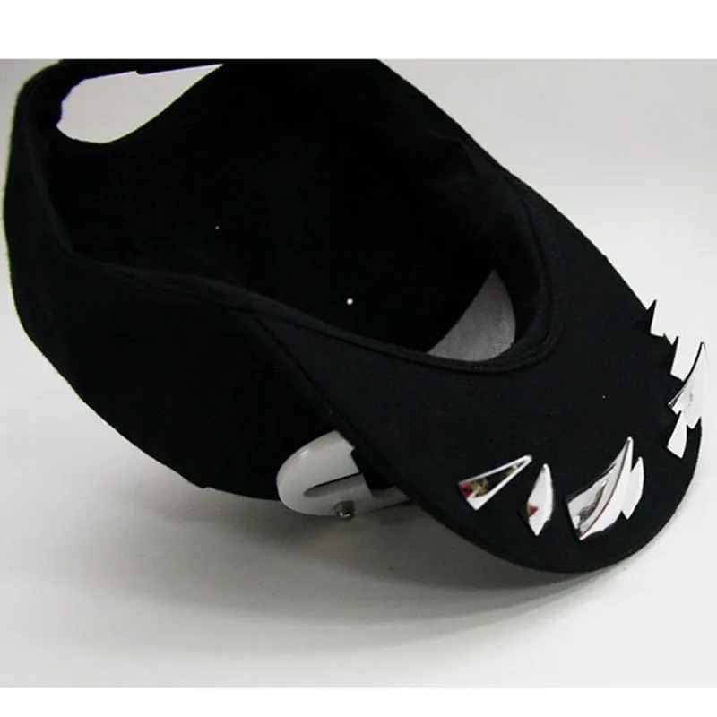 Панк кепки в стиле хип хоп дьявол Монстр зубные акрил Кости Snapback Шапки бейсболка