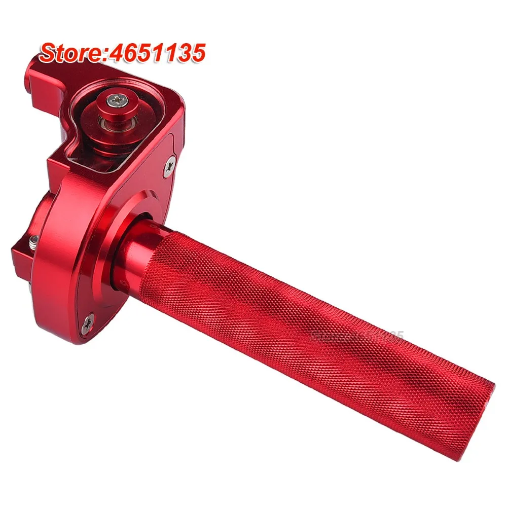1/4 Turn Fast Action Throttle Assembly CNC Anodized Aluminum fit for CR80 CR85 CR125 CR250 CR500 RED | Автомобили и мотоциклы