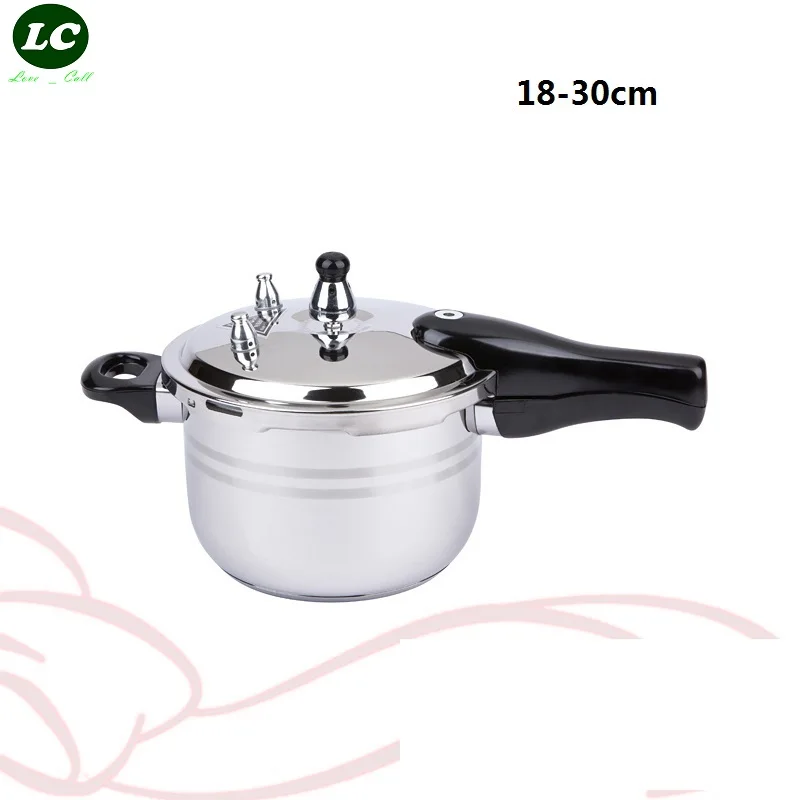 

For Kitchen Stainless steel Pressure Cooker 16-30 cm Cooking Pan Stew Pot Induction Cooker Pressure Cooker Stove-top