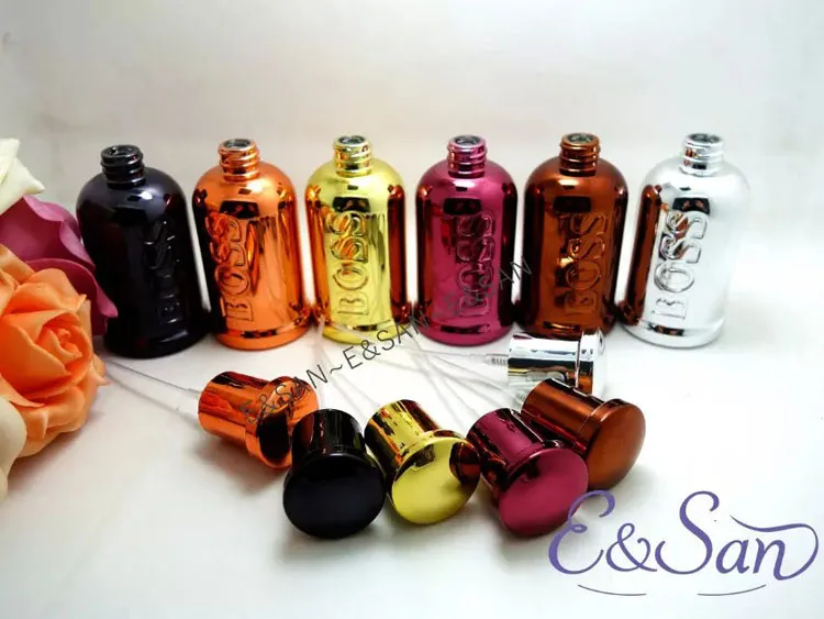 

100pcs Brand New UV Empty Perfume Spray Bottle, empty 40ML Travel Atomizer Refillable Perfume Bottle wholesale