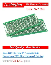 5 шт. PCB 7x9 см 7*9 см DIY Прототип бумага PCB Универсальный Эксперимент Матрица печатной платы
