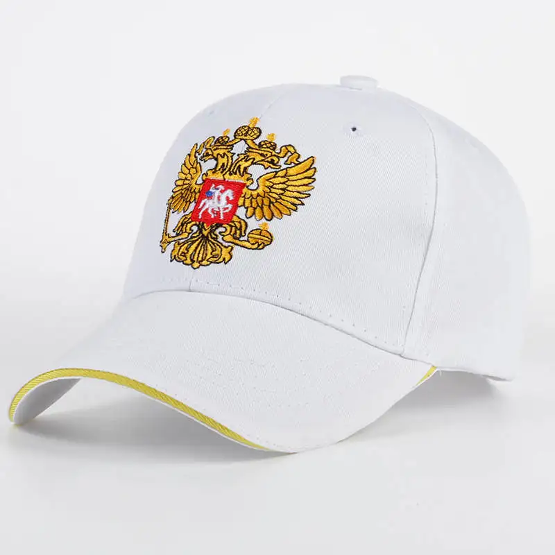 Трендовая унисекс хлопковая уличная бейсбольная Кепка с вышивкой Герб России
