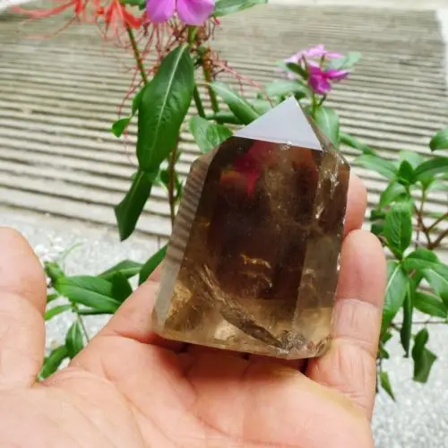 00171 TOP!!! NATURAL CITRINE QUARTZ CRYSTAL POINT HEALING |