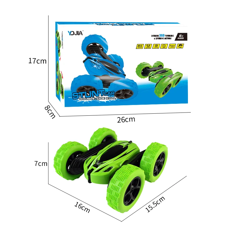 JJRC D828 1/24 Мини RC Автомобиль 2 4G 4WD двухсторонний трюк Rc автомобиль вращение на 360