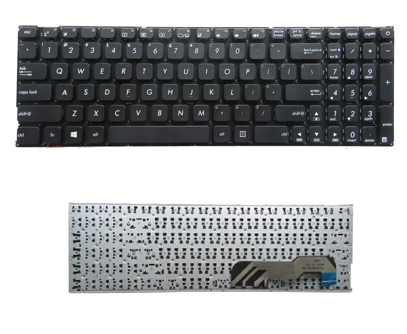 Новая черная клавиатура SSEA для ноутбука Asus X541 X541U X541UA X541UV X541S без рамки оптовая