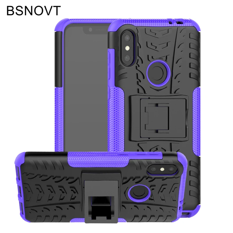 BSNOVT For Motorola Moto One Power Case Cover Soft TPU Holder Stand Phone Cases P30 Note Fundas 6.2&quot |
