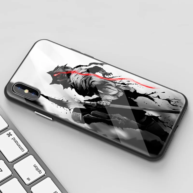 Закаленное стекло чехол для iPhone 7 X чехол для iPhone 11 11Pro 8 6 6S XR XS MAX Plus аниме мультфильм ваше имя один кусок Наруто Чехол