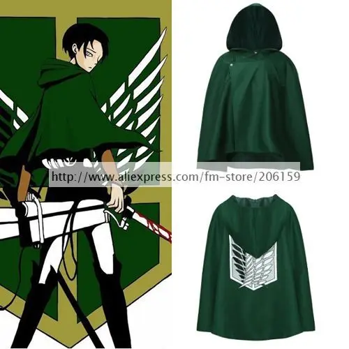 

Attack on Titan Shingeki no Kyojin Ellen Ackerman Armin Cloak Cosplay Costume For Halloween