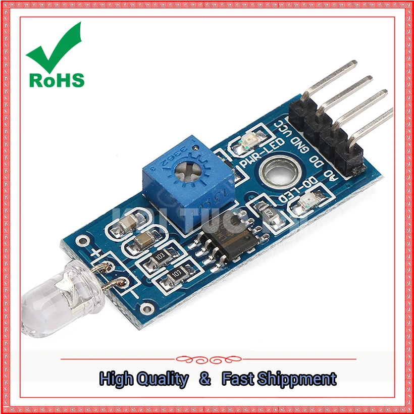 4 контактный фотодиодный модуль для обнаружения яркости света фотоэлектрический