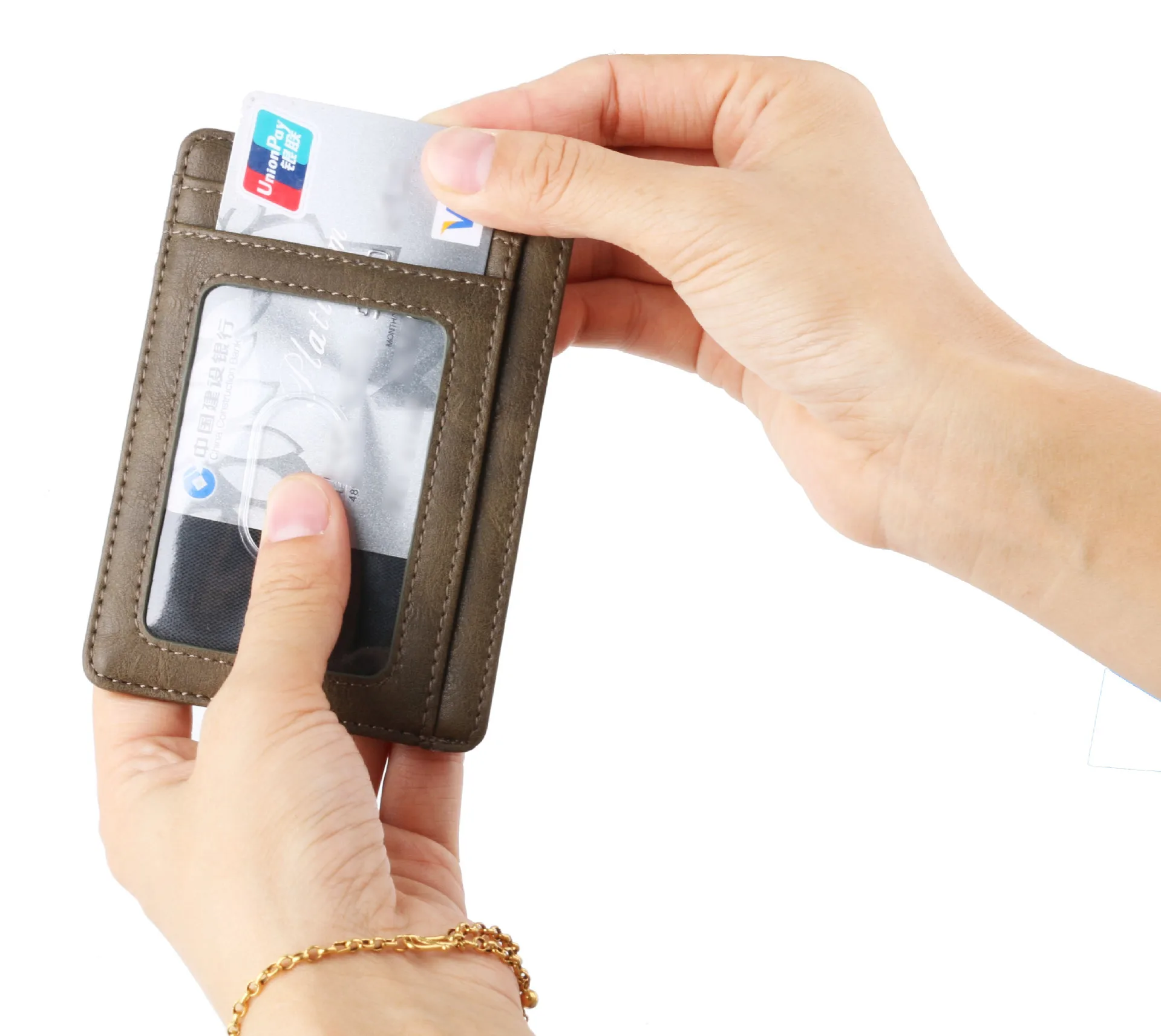 ETONTECK Анти Rfid кошелек для женщин Блокировка Reader Lock Bank держатель для карт мужчин ID Card Case Защиты Искусственная кожа кредитной держатель для карт