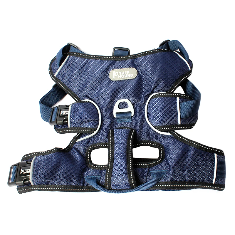 Нейлоновый Поводок для собак TUFF HOUND, не тянет, ошейники и шлейки для больших собак K9, дышащий жилет для собак, магазин домашних животных