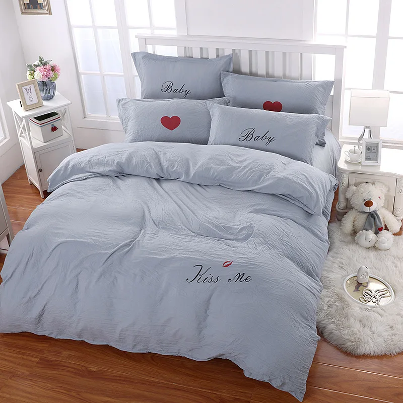 Hello Kitty Cartoon Bedding Set Quilt Cover Bed Sheet High Quality Pink Microfiber Full King Size Kids | Дом и сад