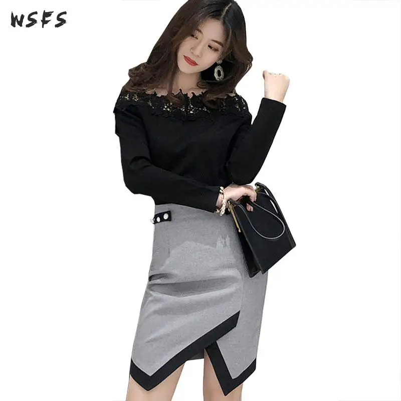 Кружевное черное серое платье с вырезом лодочкой и открытыми плечами женские