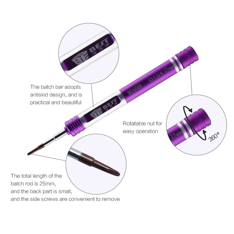 7 шт. набор прецизионных ручных инструментов для электриков треугольник 0 6