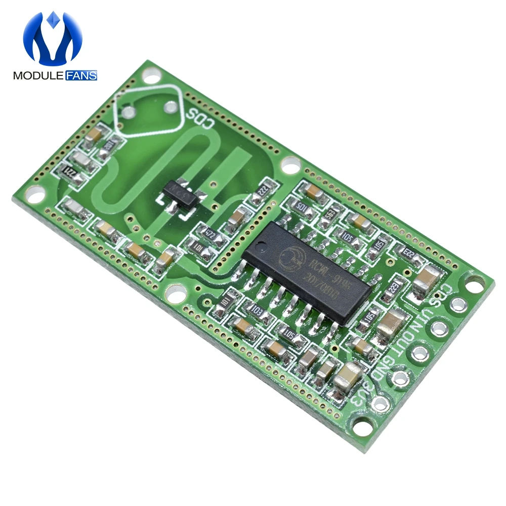 5Pcs RCWL-0516 RCWL 0516 Microwave Radar Sensor Human Sensor Body Sensor Module Induction Switch Module Output 3.3V
