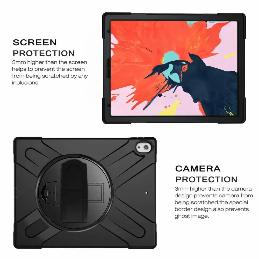 Hevay Duty планшет Coque для iPad Pro 12 9 2018 чехол противоударный силиконовый PC крышка