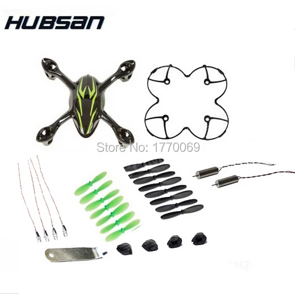 

Hubsan x4 H107C Parts Crash Pack Green within Blades Motors Cover LED Light for H107C Quadcopter