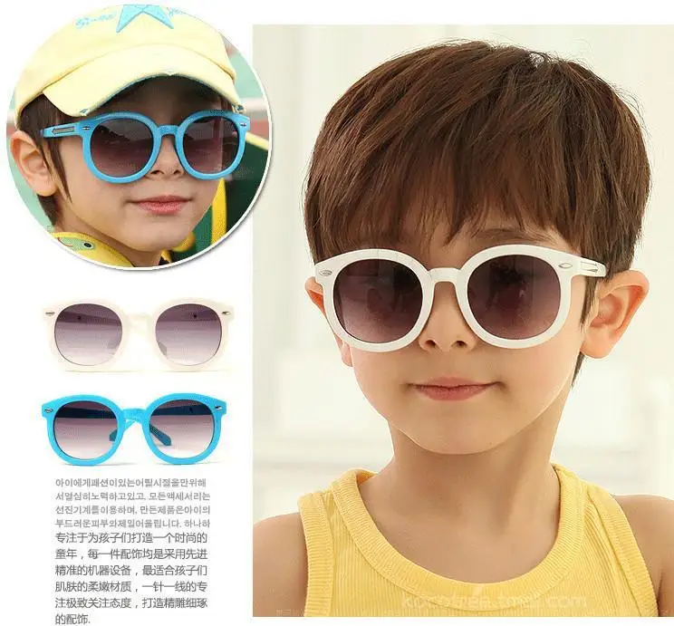 Детские солнцезащитные очки с заклепками 2 шт./лот новинка 2019 милые модные